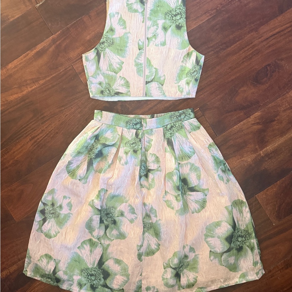 L'ATISTE floral two piece set - Picture 2 of 11